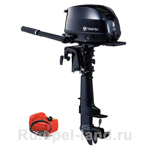 Лодочный мотор Tohatsu MFS 5D S-S (Тохатсу МФС 5Д) у официального дилера в Выборге - Моторыбак