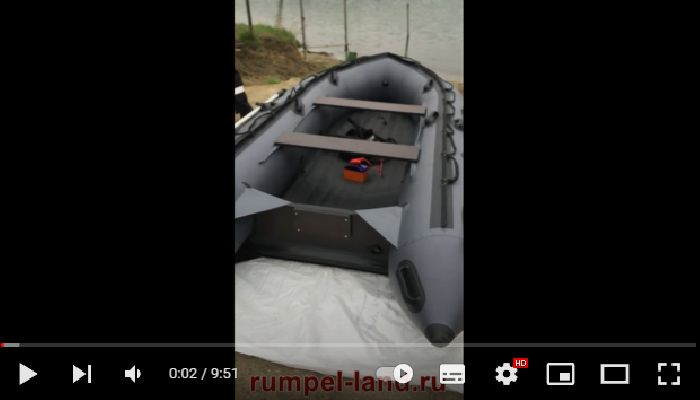 Видеообзор о тестировании лодки Апачи 3500 НДНД
