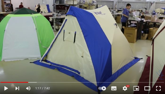 Видеообзор зимних палаток Polar Bird 3Т LIGHT